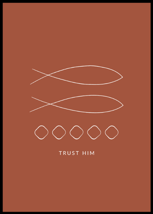 Matteus 14 - Jesus mater de fem tusen - Plakatbar.no