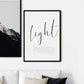 Matteus 5:14-16 Light of the world - Plakatbar.no