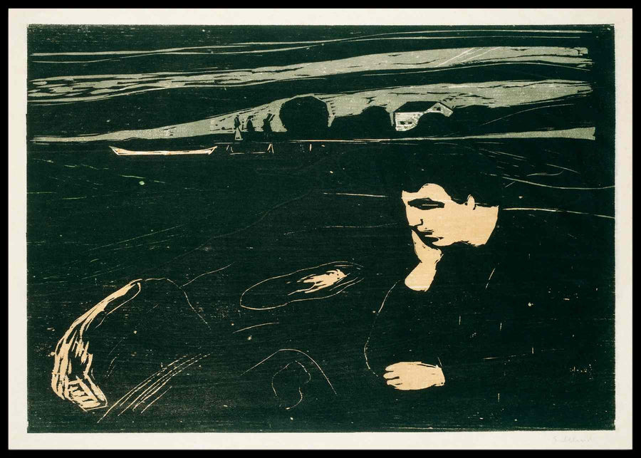Melankoli II, Edvard Munch - Plakat