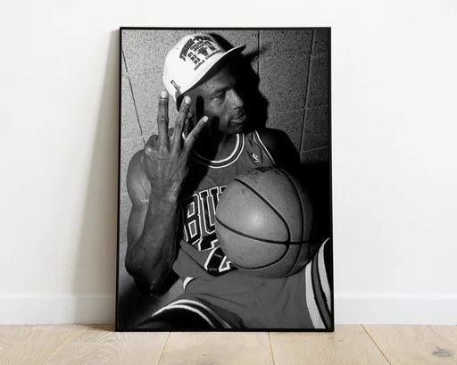 Michael Jordan Poster - Black and White - Plakatbar.no