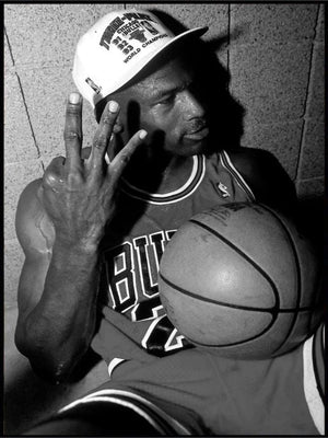 Michael Jordan Poster - Black and White