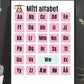 Mitt alfabet - Rosa plakat - Plakatbar.no