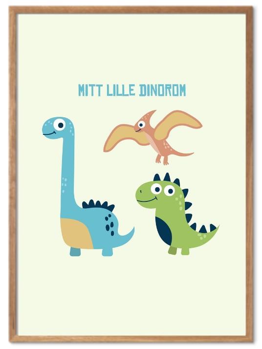 Mitt dinorom poster - Plakatbar.no