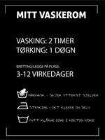 Mitt vaskerom - morsom plakat - Plakatbar.no