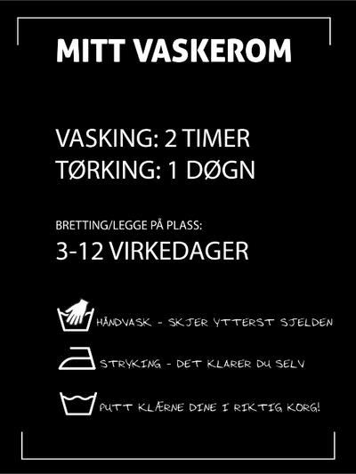 Mitt vaskerom - morsom plakat - Plakatbar.no