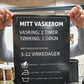 Mitt vaskerom - morsom plakat - Plakatbar.no