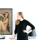 Modell i grønn stol - Nils Dardel - plakat eller lerret - Plakatbar.no