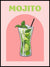 Mojito - Retro Cocktail Plakat - Plakatbar.no