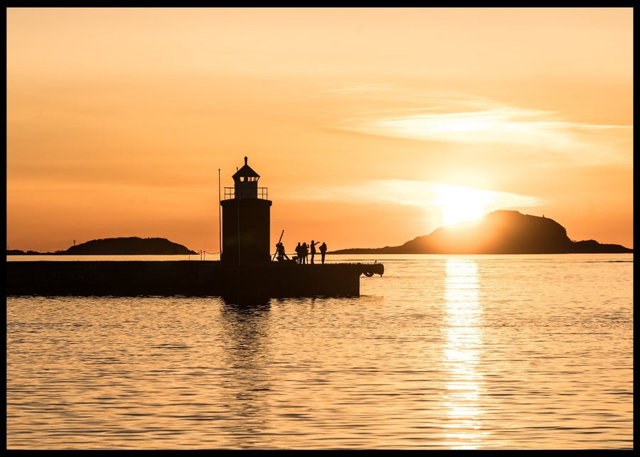 Molla lighthouse in Ålesund - Poster