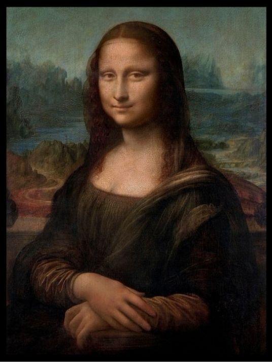 Mona Lisa del Giocondo, Leonardo da Vinci- Plakat