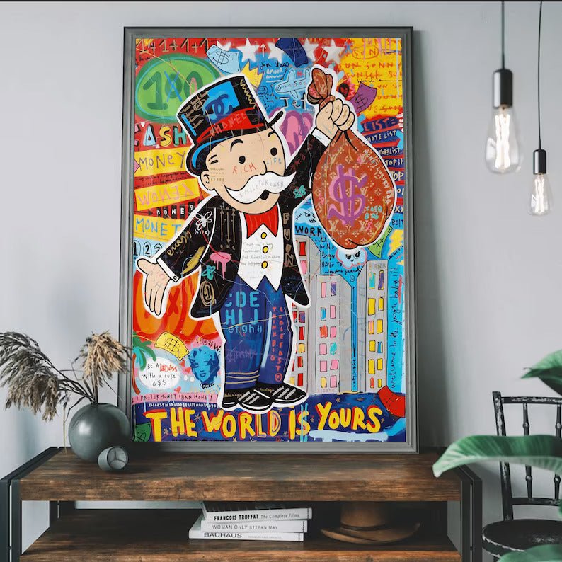 Monopoly - The World Is Yours Plakat - Plakatbar.no