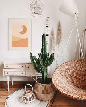 Moon Landscape - Boho Plakat - Plakatbar.no