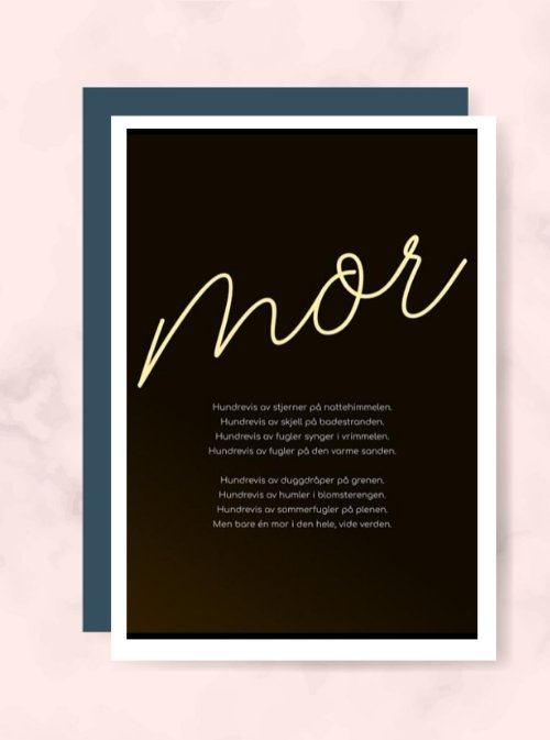 Mor kort - Plakatbar.no