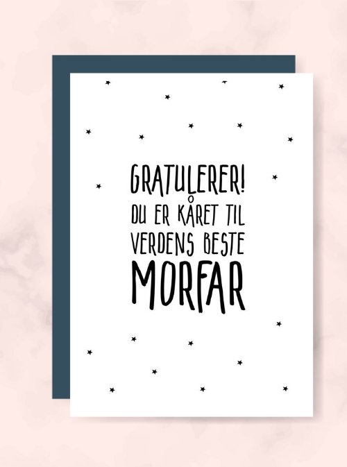 Morfar kort - Plakatbar.no