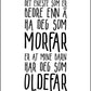 Morfar - Oldefar. En flott plakat å gi som gave - Plakatbar.no