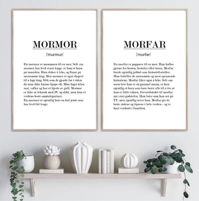 Morfar poster - Plakatbar.no