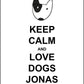 Morsom hundeplakat - med eget navn - Plakatbar.no