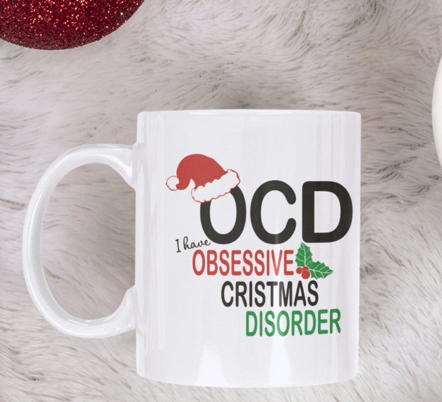 Funny Christmas mug - OCD