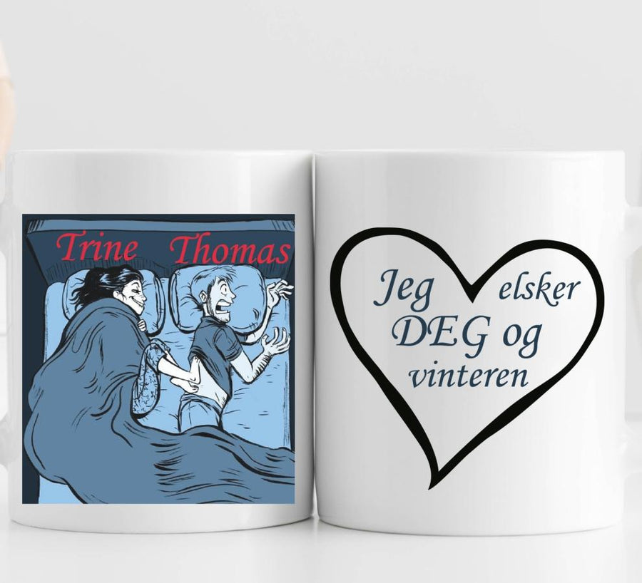 Funny winter mug for your girlfriend