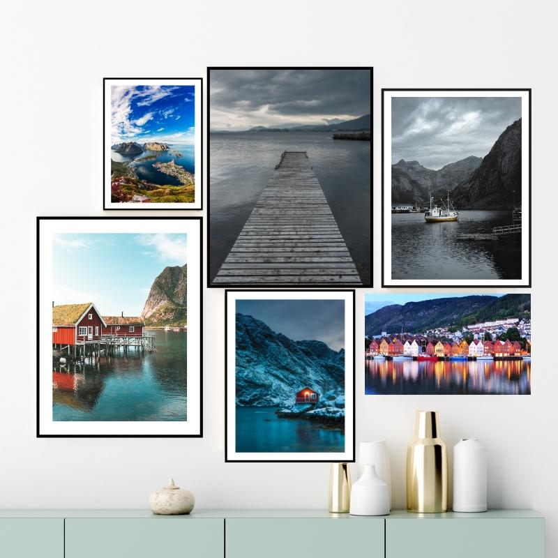 Mot havet - Ålesund - Plakat - Plakatbar.no