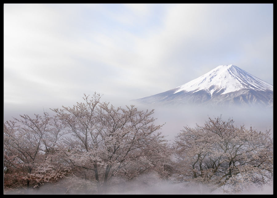 Mount Fuji in spring - poster