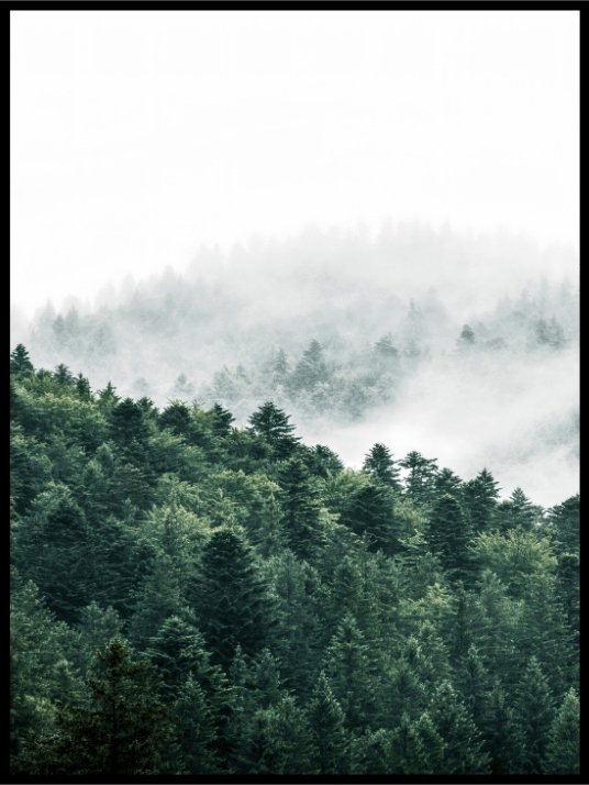 Mountain front 01 - Poster