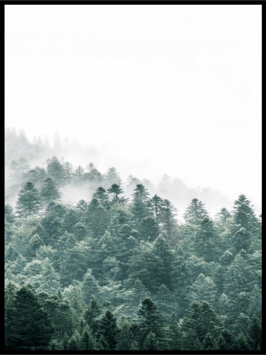 Mountain front 03 - Poster