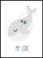 My love - hval - Plakatbar.no