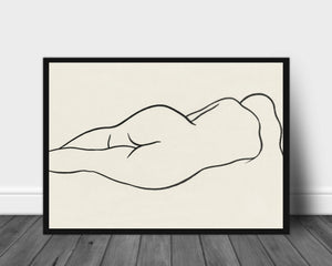 Naken kvinne Poster - Plakatbar.no