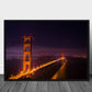 Nattlys på Golden Gate Bridge poster - Plakatbar.no