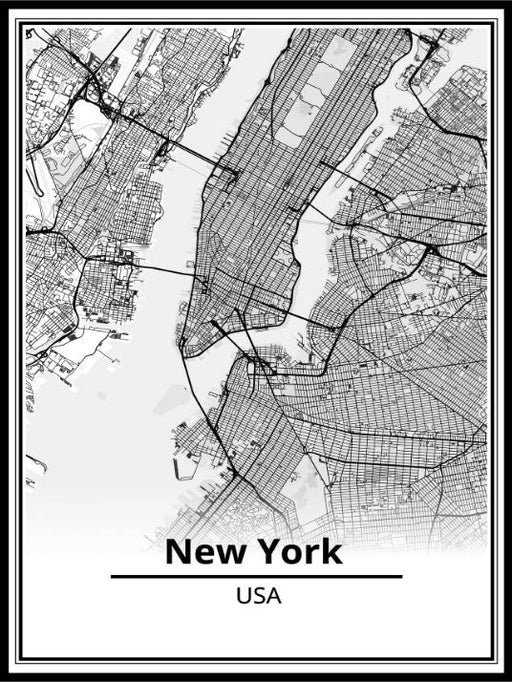 New York - Byplakat - Plakatbar.no