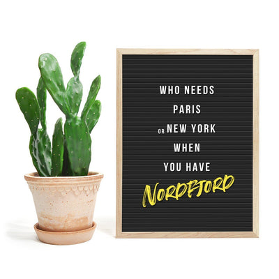 Nordfjord - Stedsplakat - Plakatbar.no