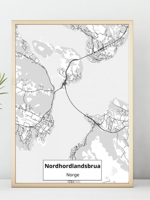 Nordhordlandsbrua - plakat - Plakatbar.no