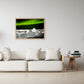 Nordlys over vinterlandskap - Plakat - Plakatbar.no
