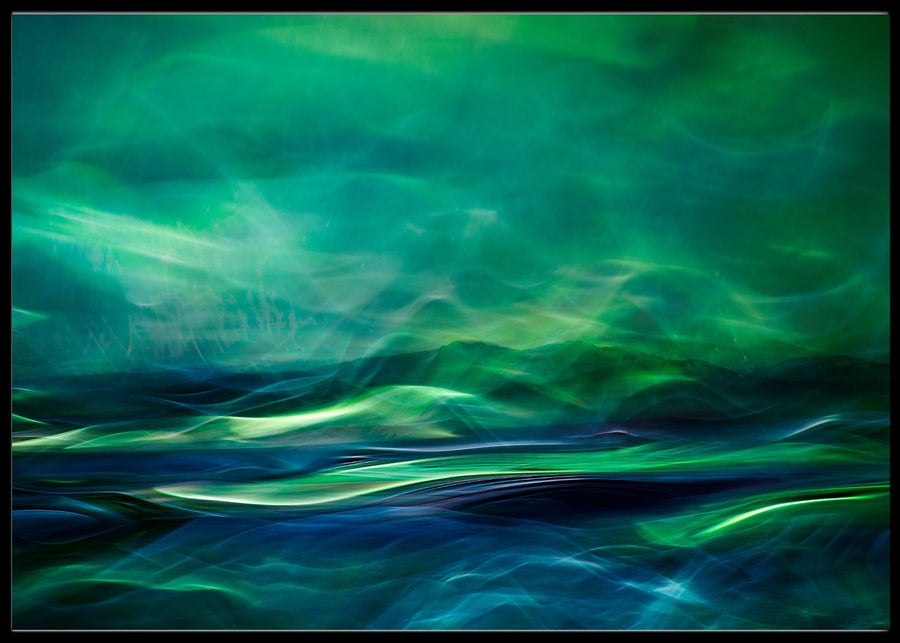 Northern lights poster