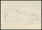 Nude with drapery, Gustav Klimt- Plakat - Plakatbar.no