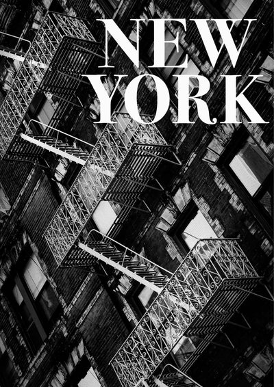 NYC Fire Escapes - Plakatbar.no