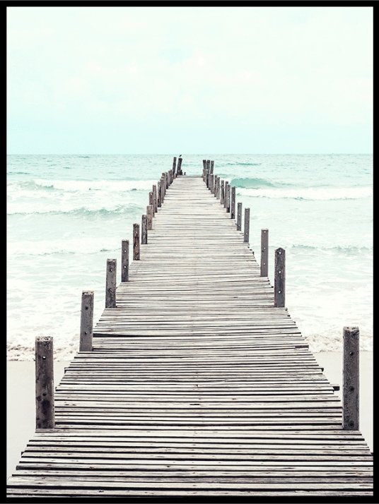 Ocean pier posters