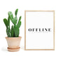 Offline is the new Luxury. No 1 - Plakat - Plakatbar.no