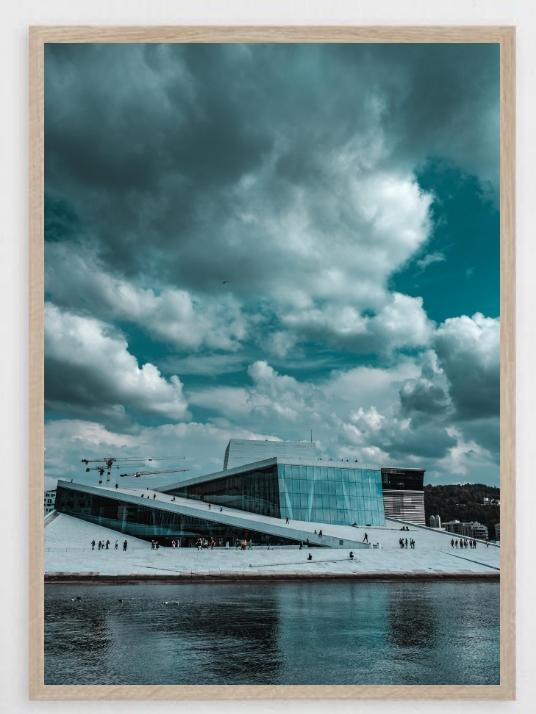 Operahuset i Oslo - Plakat - Plakatbar.no