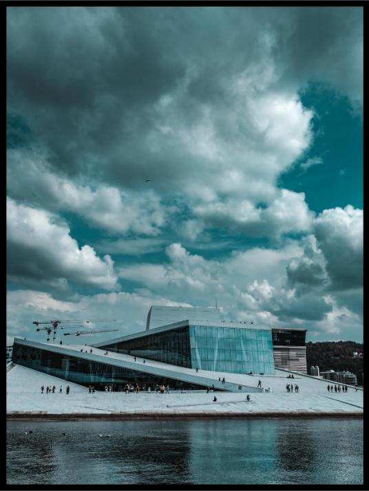 Operahuset i Oslo - Plakat - Plakatbar.no