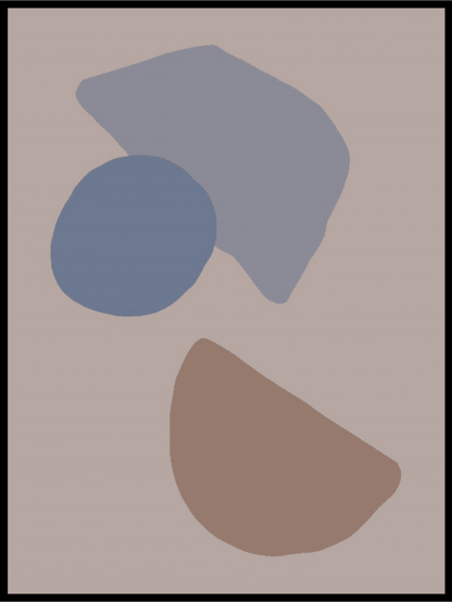 Organic shapes 03 - plakat - Plakatbar.no