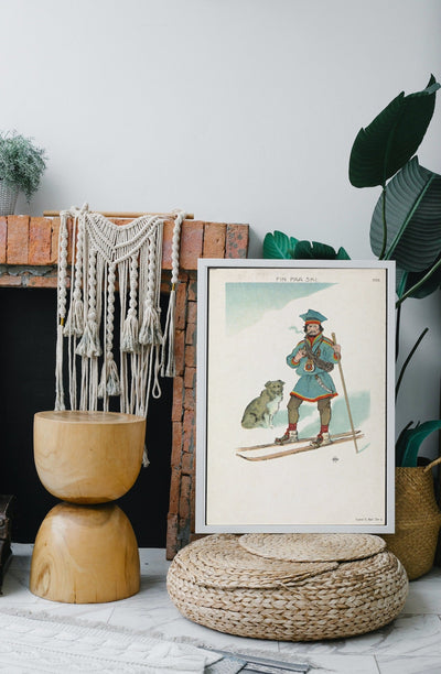 Othar Holmboe - Fin paa ski - Plakatbar.no