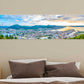 Oversiktsbilde fra Bergen - panorama lerret - Plakatbar.no