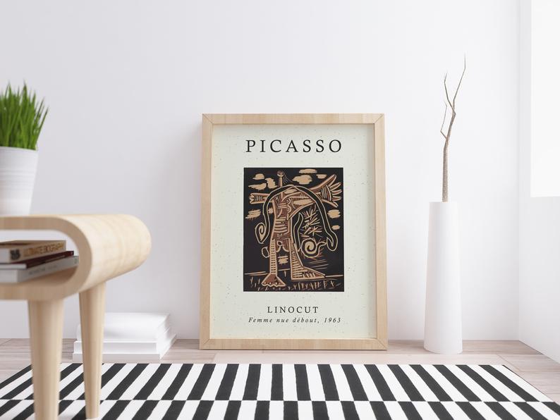 Pablo Picasso Cube - Plakat - Plakatbar.no