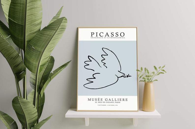 Pablo Picasso - Dove of Peace - Poster - Plakatbar.no