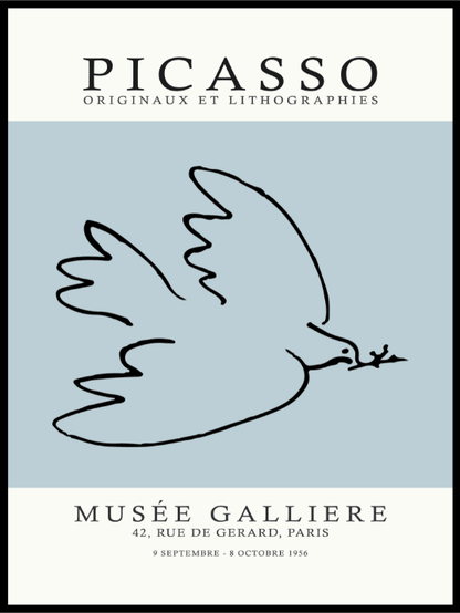 Pablo Picasso - Dove of Peace - Poster - Plakatbar.no