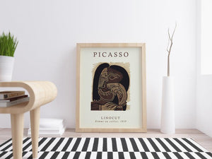 Pablo Picasso Female Potrait - Poster - Plakatbar.no