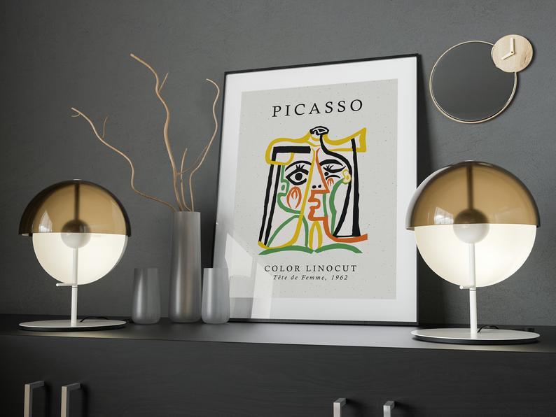 Pablo Picasso Kiss - Plakat - Plakatbar.no
