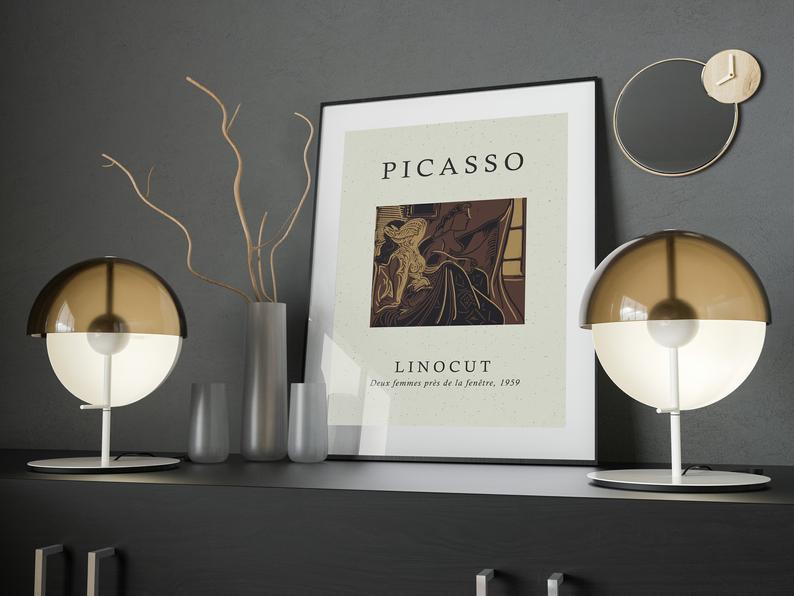 Pablo Picasso Linocut - Plakat - Plakatbar.no